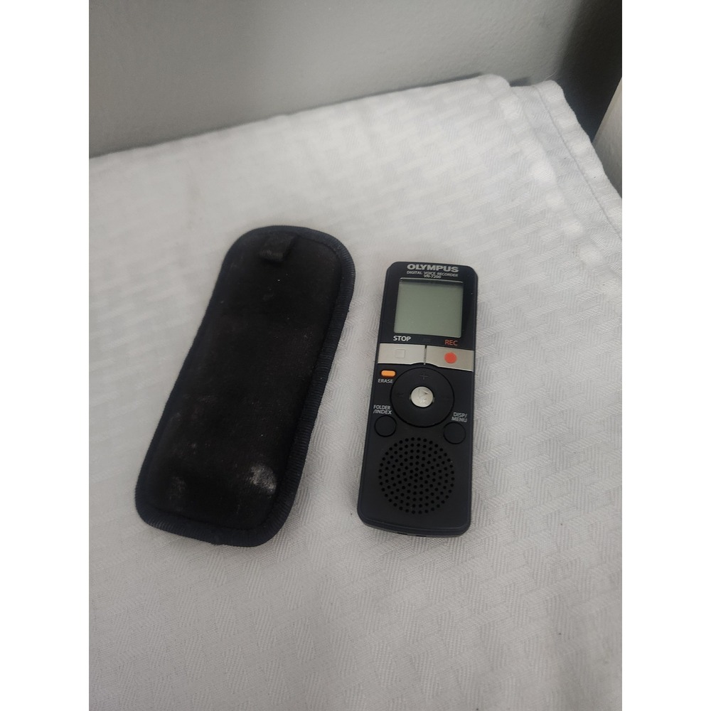 Olympus VN-7200 Digital Voice Recorder Handheld Black with Case Untested